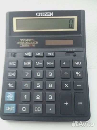 Калькулятор citizen SDC-888T11