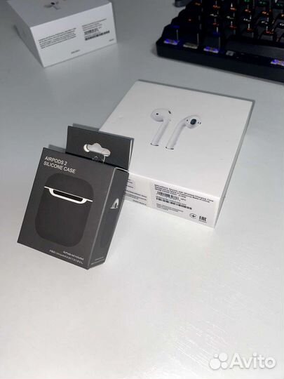 Наушники Airpods 2 1:1 с оригиналом