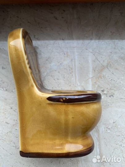 Керамическая пепельница винтажная из США