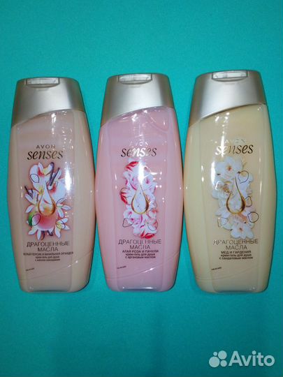Крем-гель для душа Avon Драгоценные масла 250мл