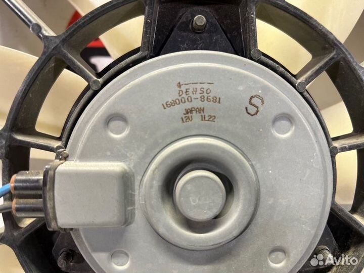 Вентилятор правый Honda Accord CU