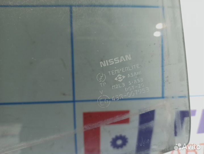 Стекло двери задней левой Nissan X-Trail (T31) 823