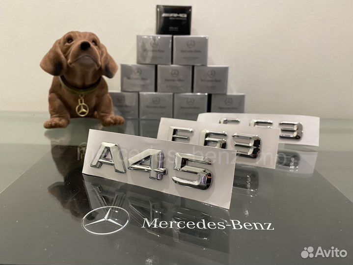Шильдик А45 AMG Mercedes Benz