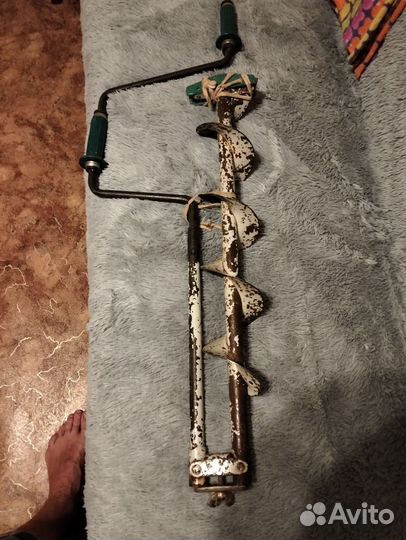 Ледобур СССР для зимней рыбалки