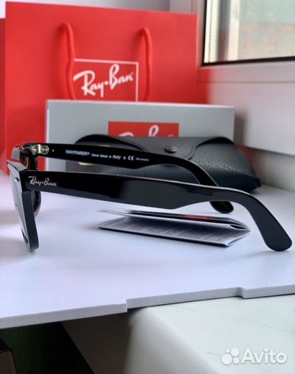 Солнцезащитные очки ray ban wayfarer polaroid