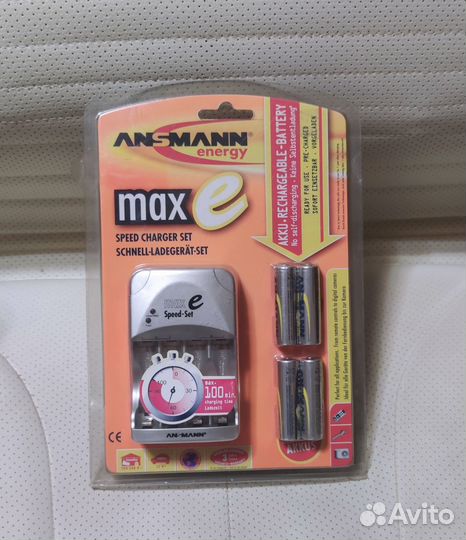 Зарядное устройство Ansmann maxE Speed-Set+ 4 ак