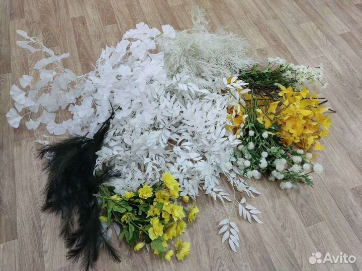 Искусственные цветы для декора