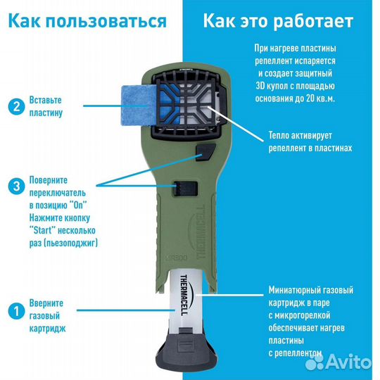 Thermacell Фумигатор MR-300 Repeller