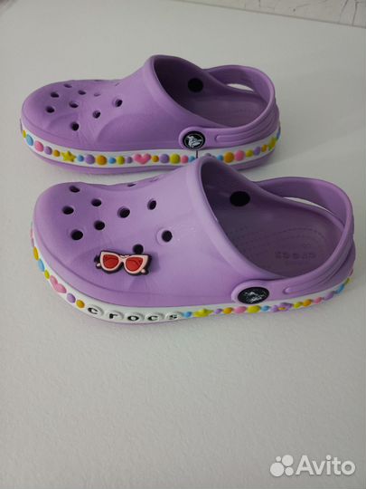 Crocs сабо детские для девочки размер 30