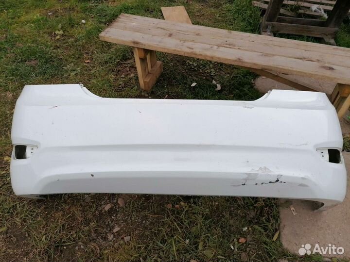 Задний бампер хундай солярис 2012 года