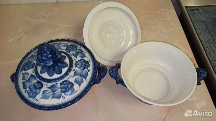 Сахарницы гжель