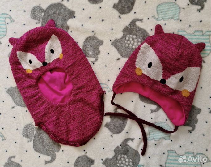 Шапка шлем для девочек lassie