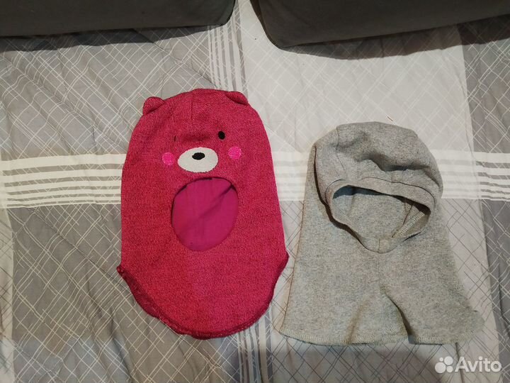 Шапка шлем для девочки