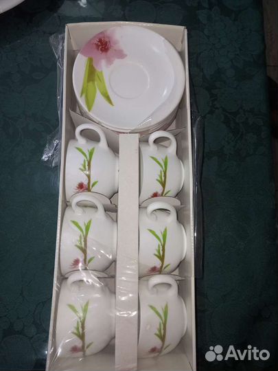 Набор,чашка с блюдцами, Люминарк, пр-во Франция