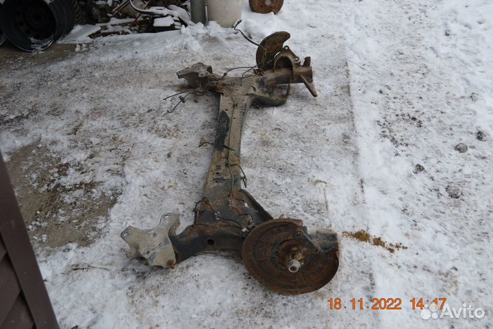 Задняя балка Renault Megane 2005 г в