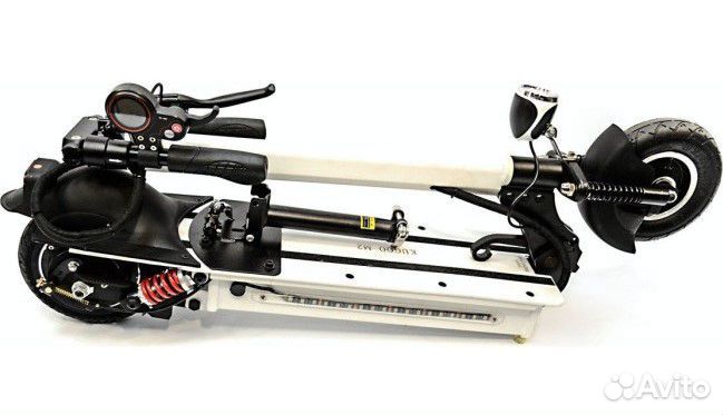 Электросамокат с сиденьем Kugoo m2 белый гарантия