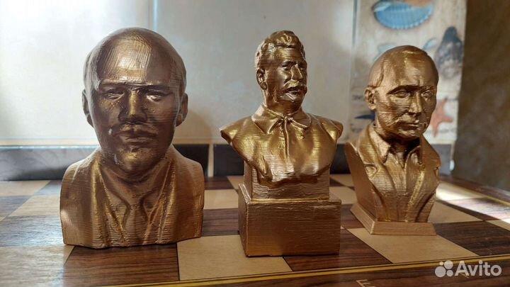 Подарочный набор бюсты Ленин, Сталин, Путин