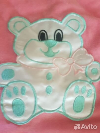 Большой нарядный прогулочный конверт для девочки