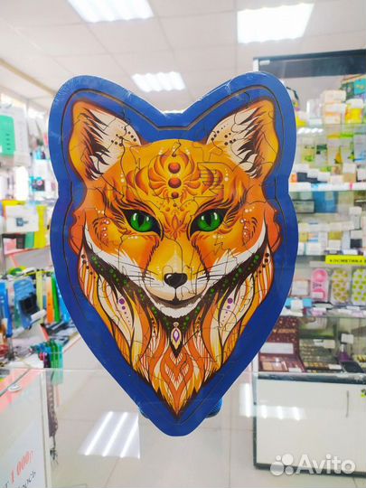 Деревянный пазл в рамке 