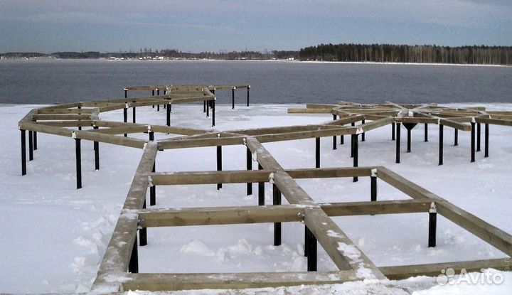 Ремонт фундамента Подъем дома