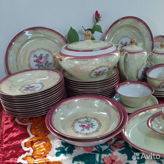 Сервиз позолоченный гдр