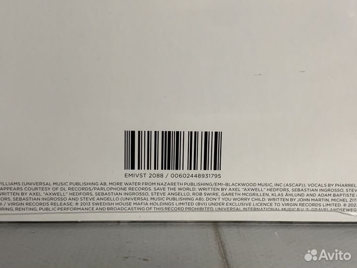 Swedish House Mafia - Singles (прозрачный)