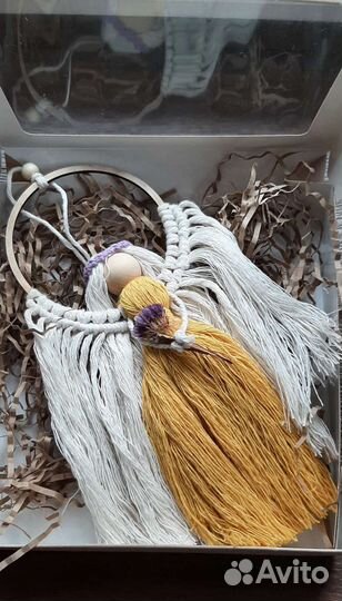 Ангел-хранитель. Макраме