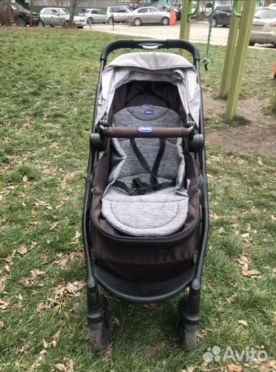 Коляска трансформер 2 в 1 chicco urban plus crosso