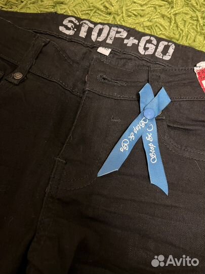 Джинсы для девочки новые 140