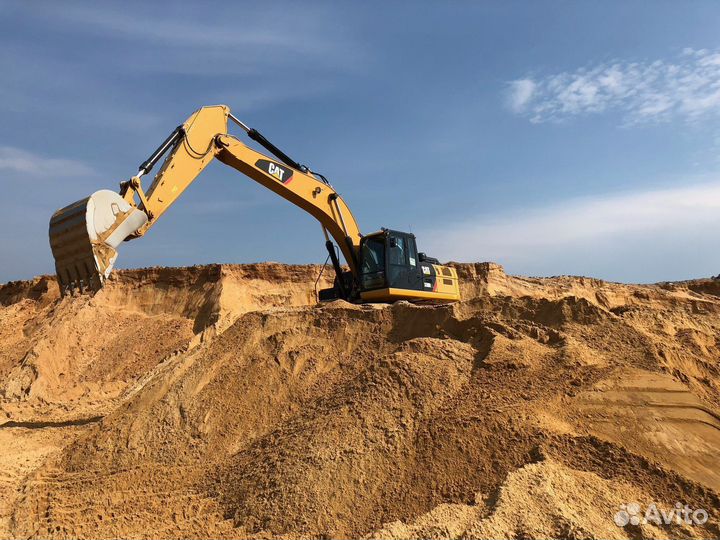 Песок карьерный с доставкой