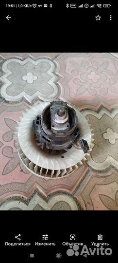 Моторчик печки Шкода fabia