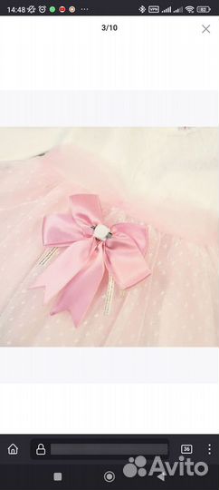 Платье для девочки 74