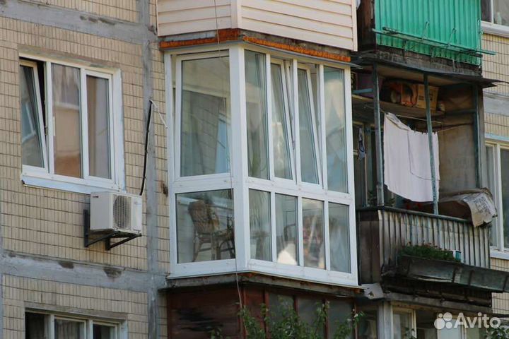 Лоджия пластик 6 метров, балкон пвх француз