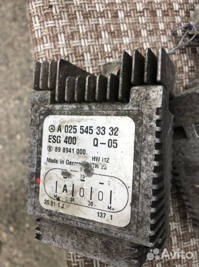 Блок управления вентиляторам Mercedes w210 w220 s2