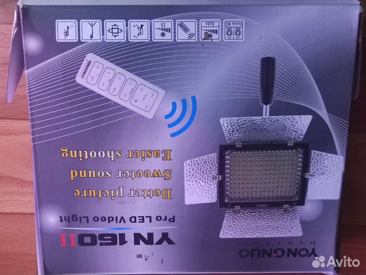 Накамерный свет светодиодный Yongnuo YN-160 II LED