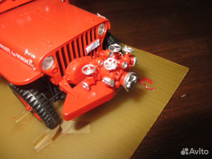 Fire Jeep italeri 722 1:24 масштабная склейка