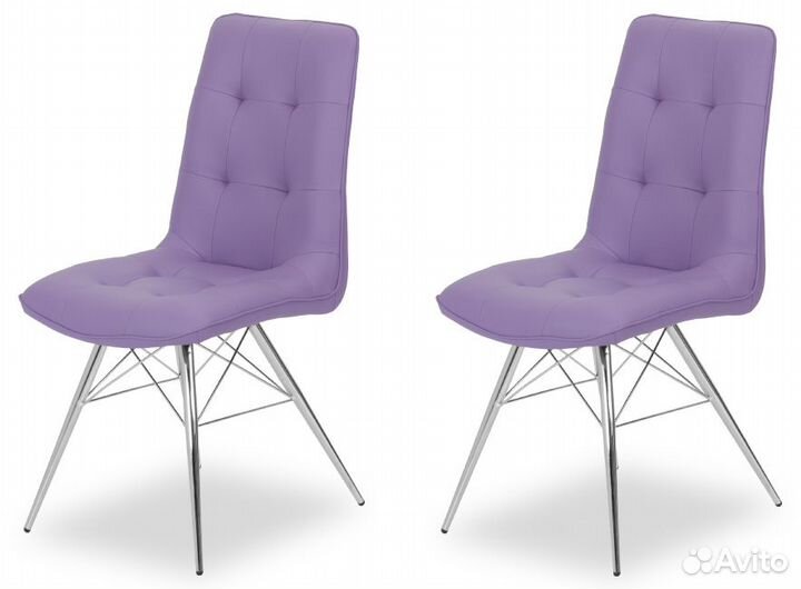 Стул стулья лиловый две штуки новые