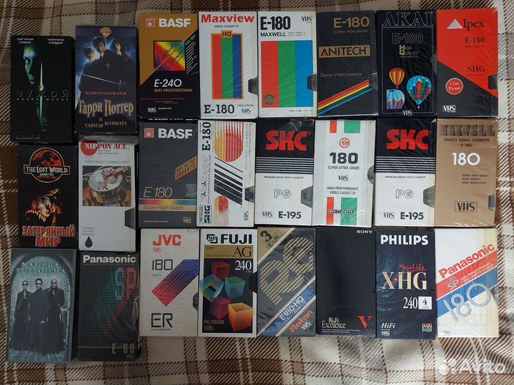 Видеокассеты vhs бу
