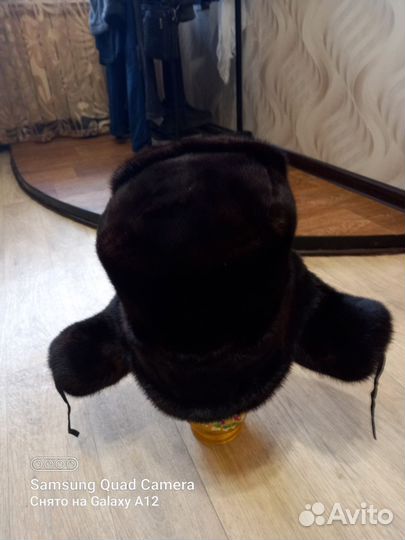 Норковая шапка мужская