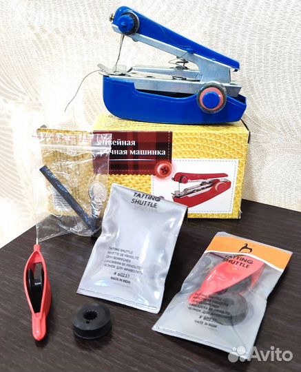 Челнок для фриволите pony и ручная швейная машинка