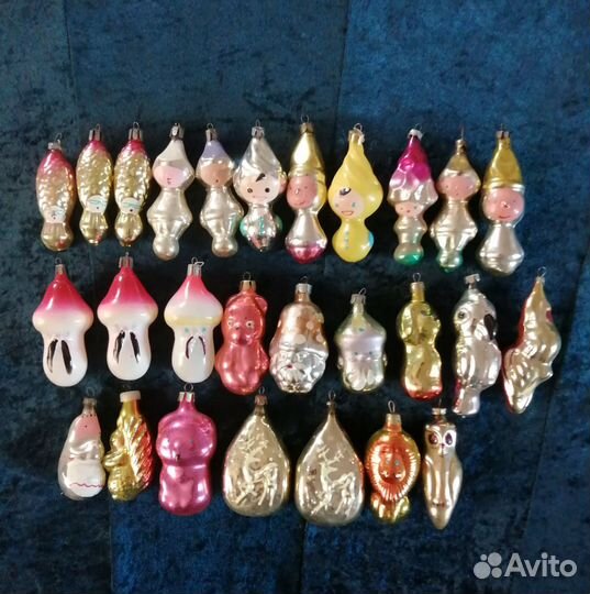 Елочные игрушки СССР 60-70 годы