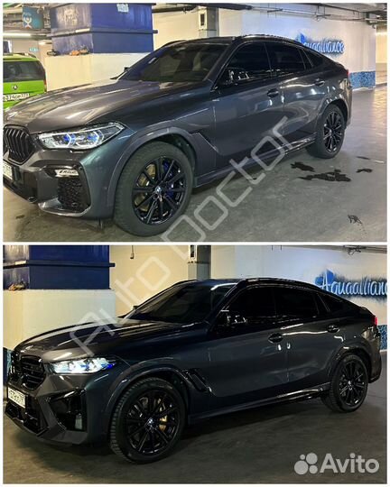 Рестайлинг обвес BMW X6 G06 в X6M F95 2024 LCI х6м