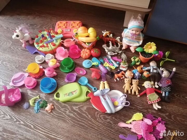 Игрушки пакетом для девочки