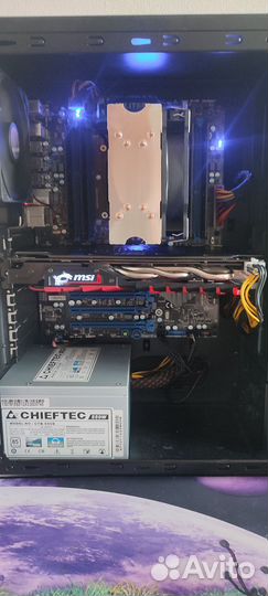 Игровой компьютер intel/RX470 8GB/32Gb/SSD/HDD