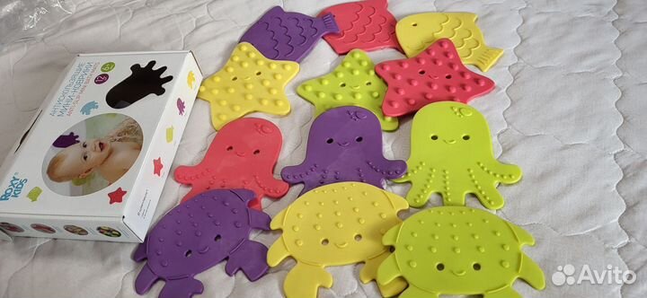 Roxy kids антискользящие коврики в ванну