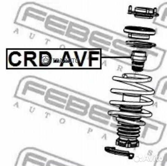 Febest CRD-AVF Отбойник переднего амортизатора