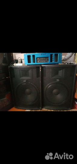 Комплект аппаратуры для дискотеки, кафе