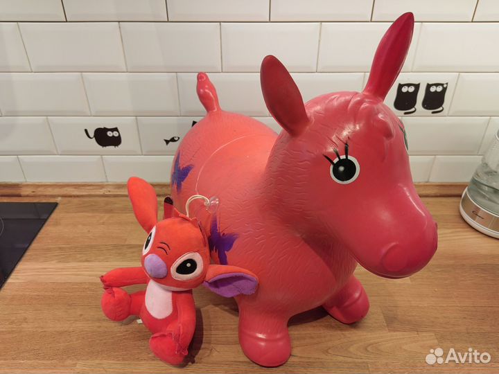 Игрушка прыгун ослик