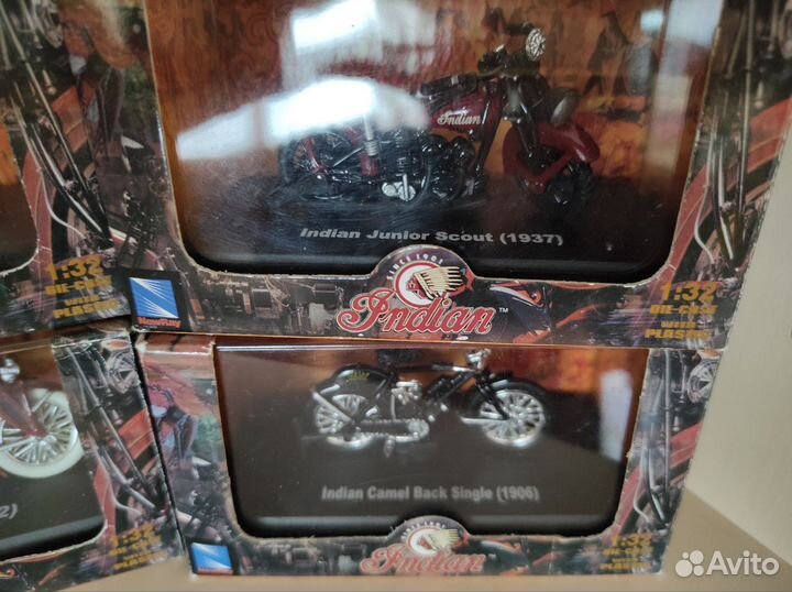 Модели мотоциклов New Ray 1:32, Cararama 1:43