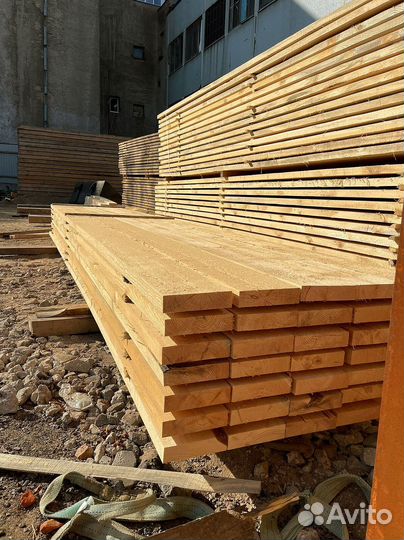 Доска обрезная 25х150х6000мм от производителя